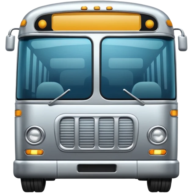 High resolution of  bus emoji