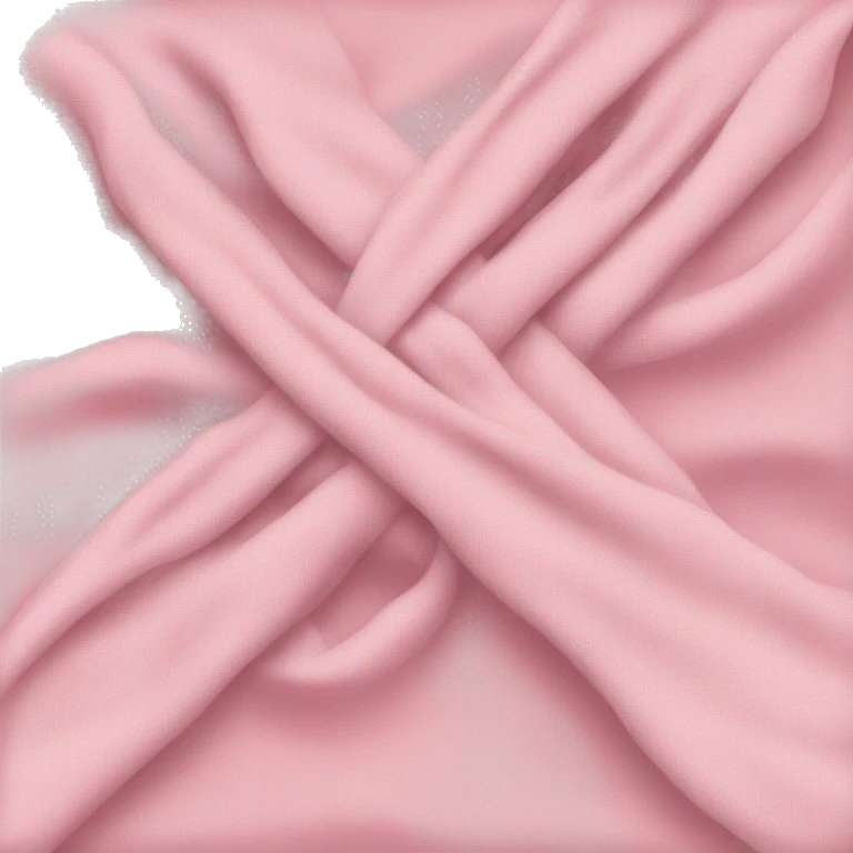Light pink scarf emoji