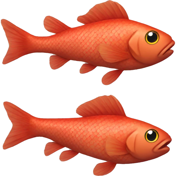 Red fish emoji