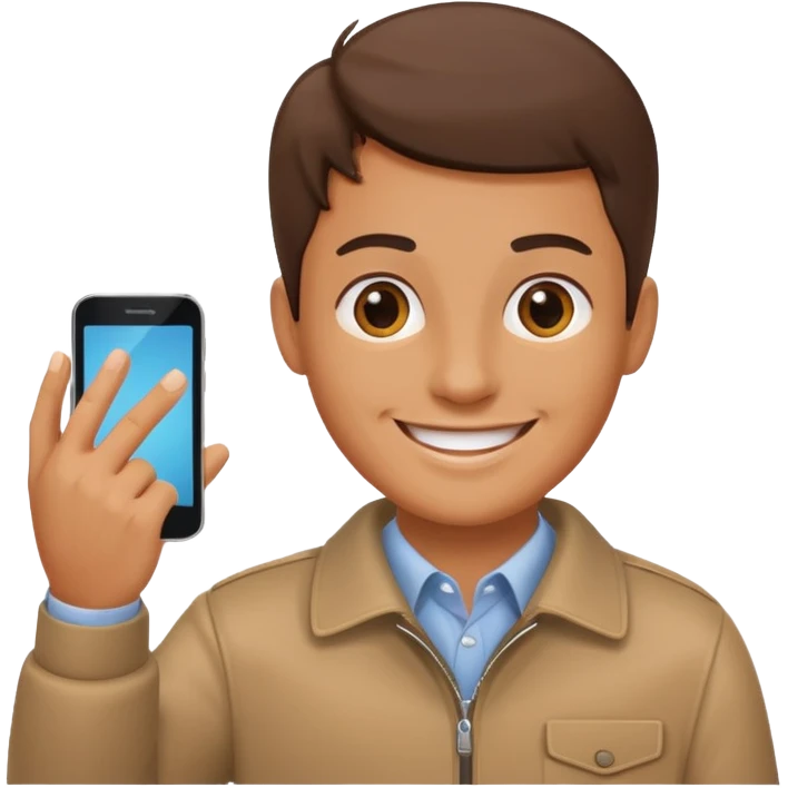 waving hand SMS emoji