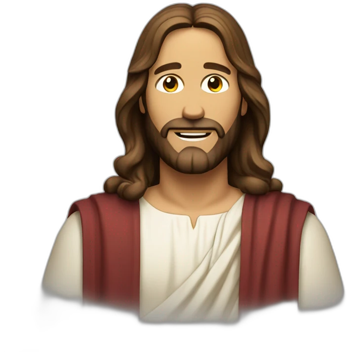 Jesus Christ wink emoji