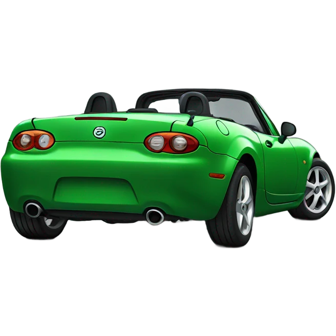 Green Mazda Miata  emoji