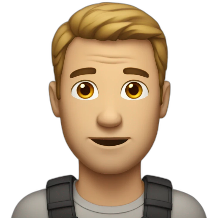 man with shoulders that don't know emoji
