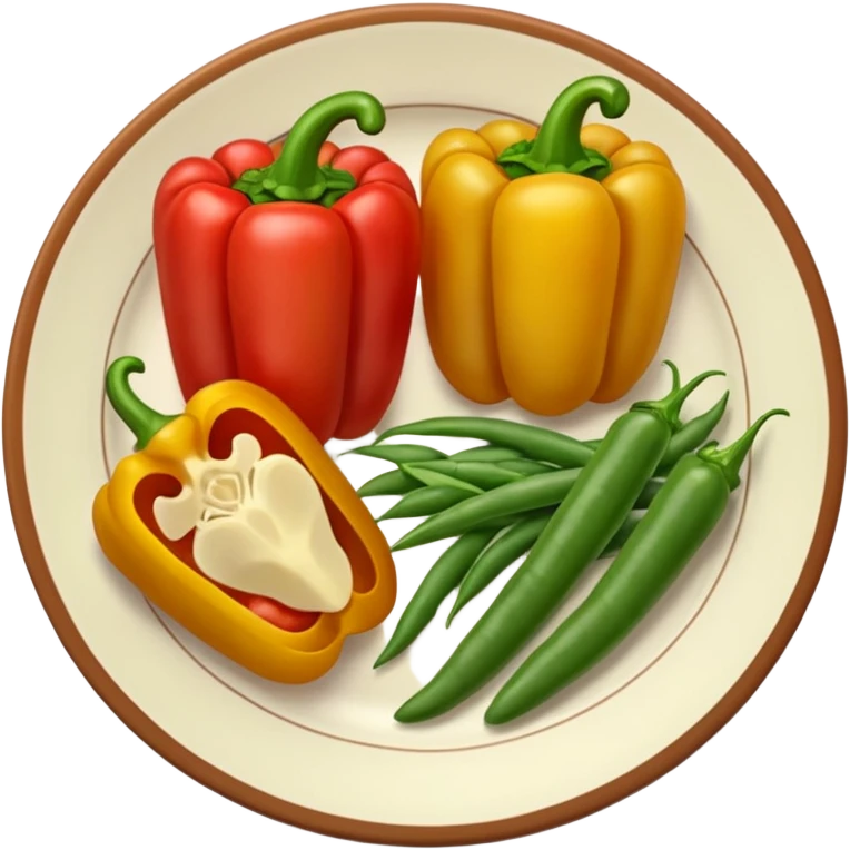 перец стручковая фасоль и картофель emoji