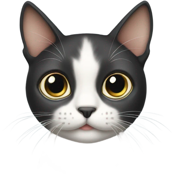 Cat with big eyes emoji