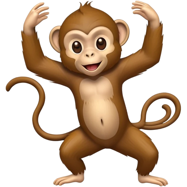 Dancing monkey emoji