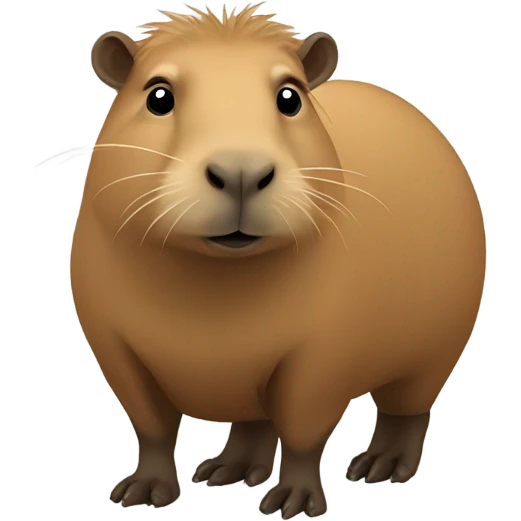 Capybara emoji