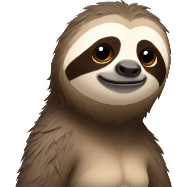 Buff sloth emoji