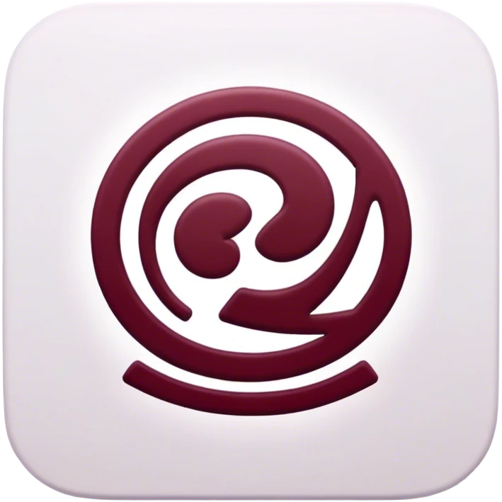 Zen data Burgundy color emoji