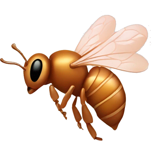 Rose gold honey emoji