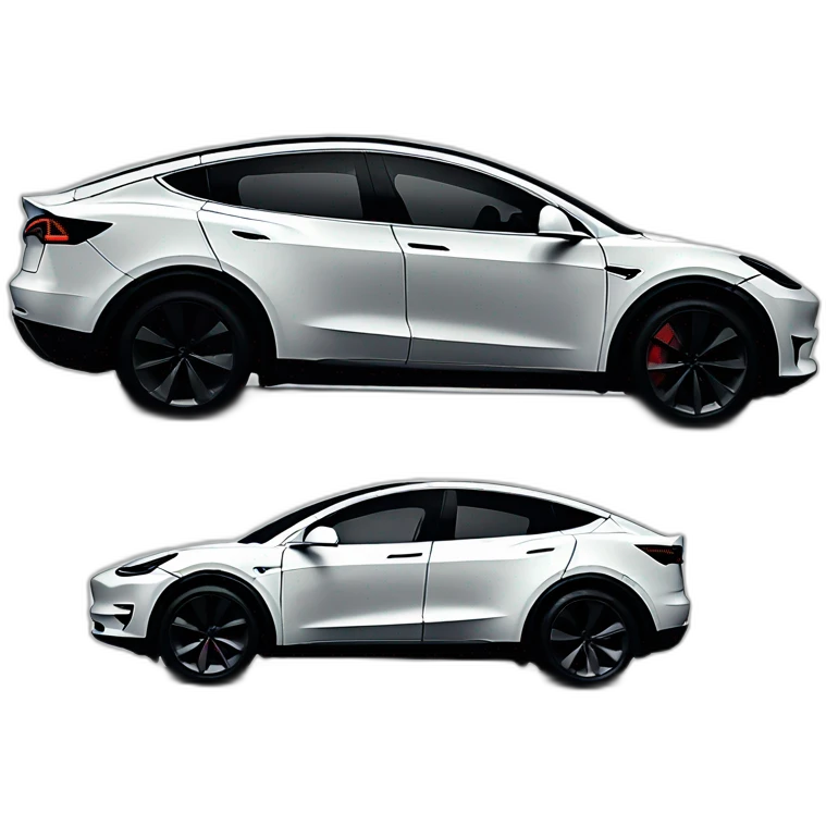 Tesla model y emoji