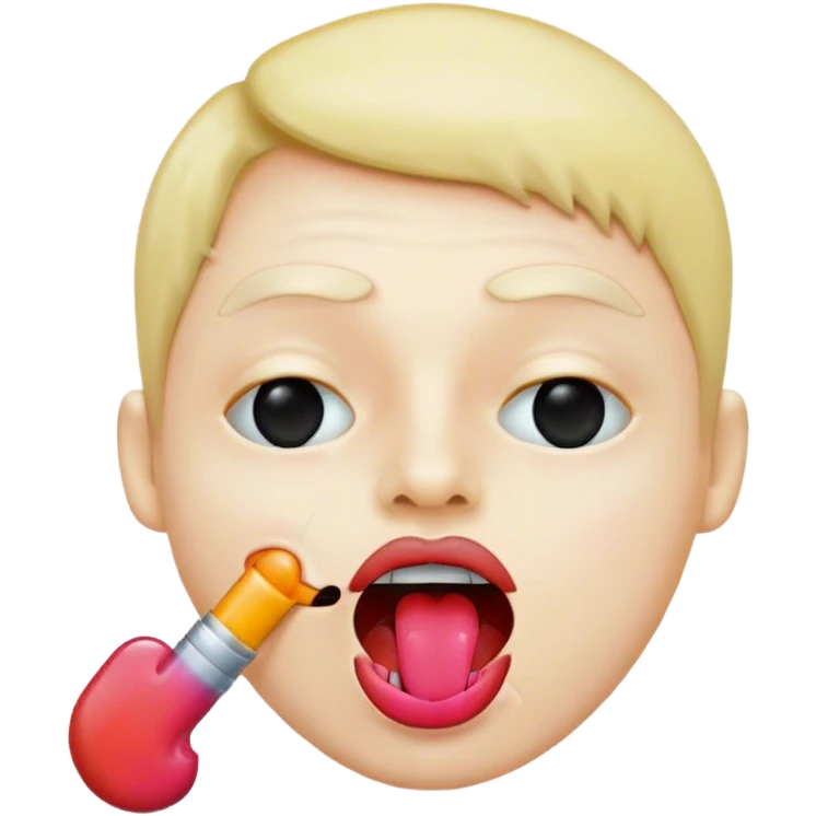 lsd tab on tongue emoji