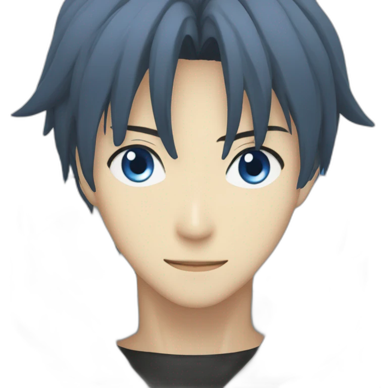 Gojo satoru blue eyes emoji