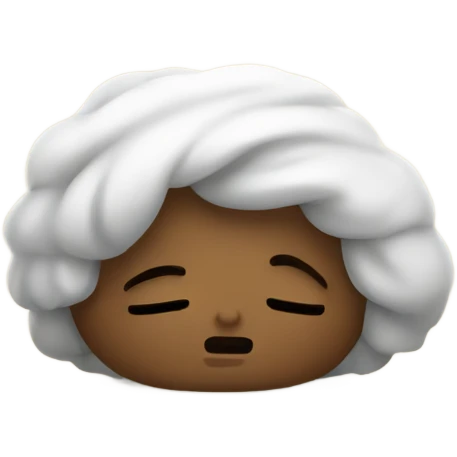 Sleepy emoji