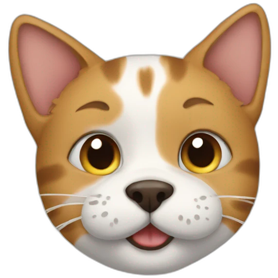 cat with dog emoji