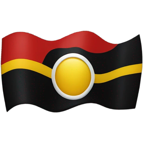 the aboriginal australian flag emoji