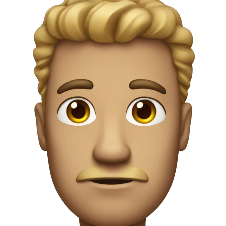 man with raised eyebrow emoji