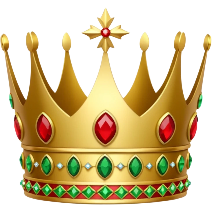 christmas crown emoji