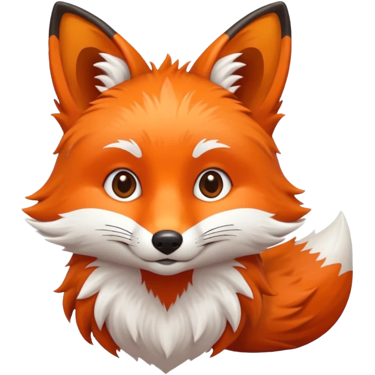 Furry fox emoji