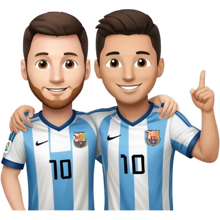 Lionel Messi+Cristiano Ronaldo=? emoji