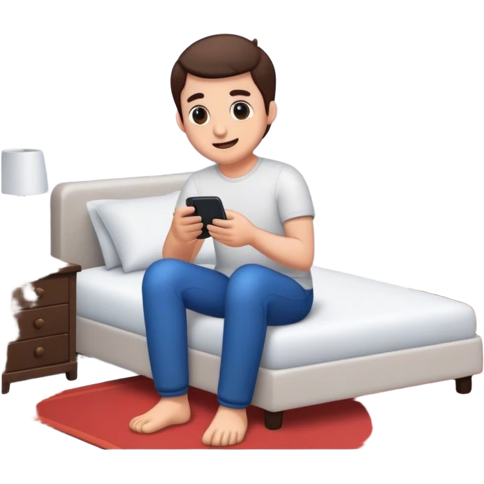 male enjoying indoors emoji