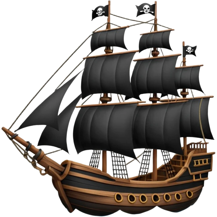pirate ship emoji