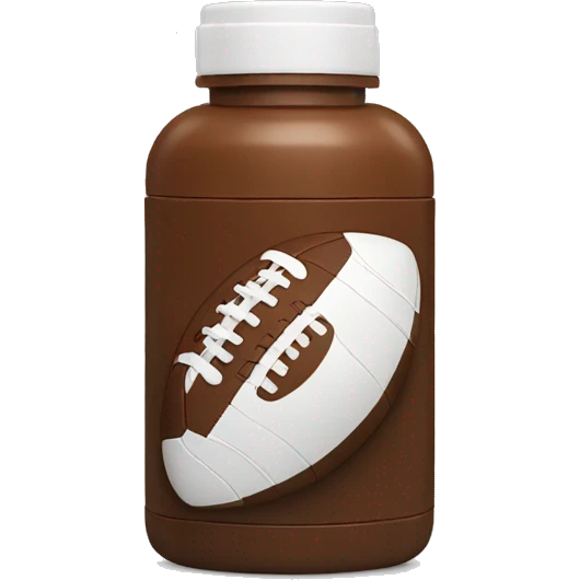 football supplements bottle emoji