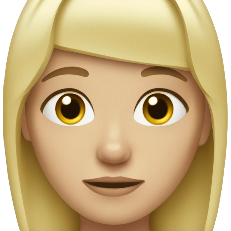 ill blonde girl emoji