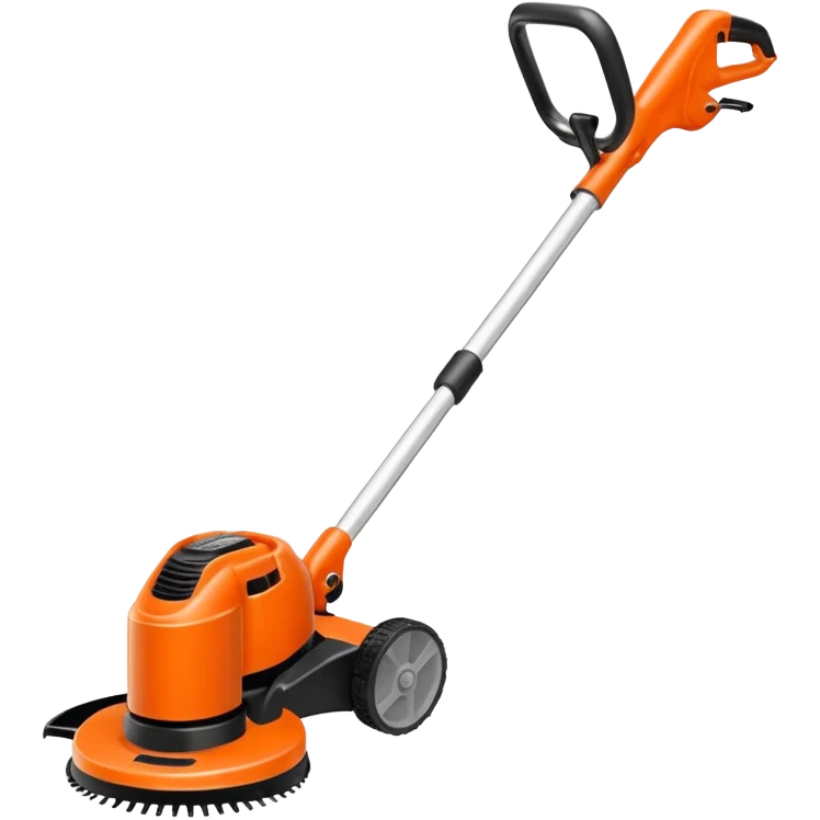 Echo lawn trimmer with  orange  emoji
