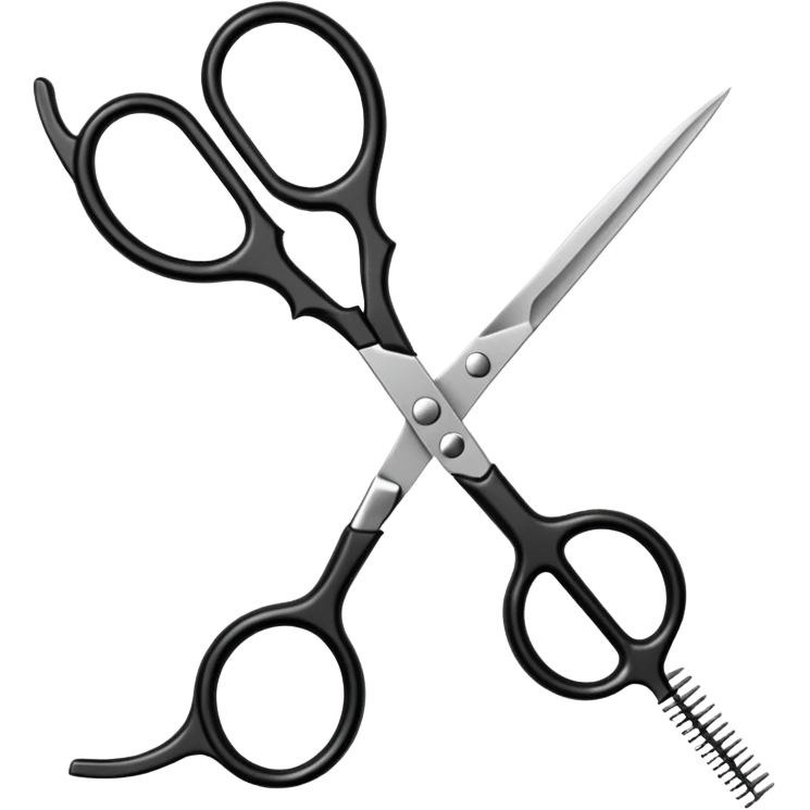  hairdressing scissors emoji