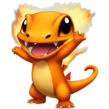 Furious charmander emoji