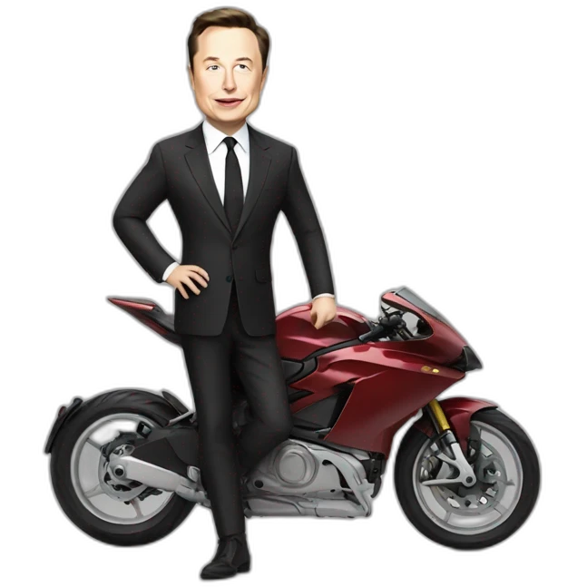 Elon Musk in Paris  emoji