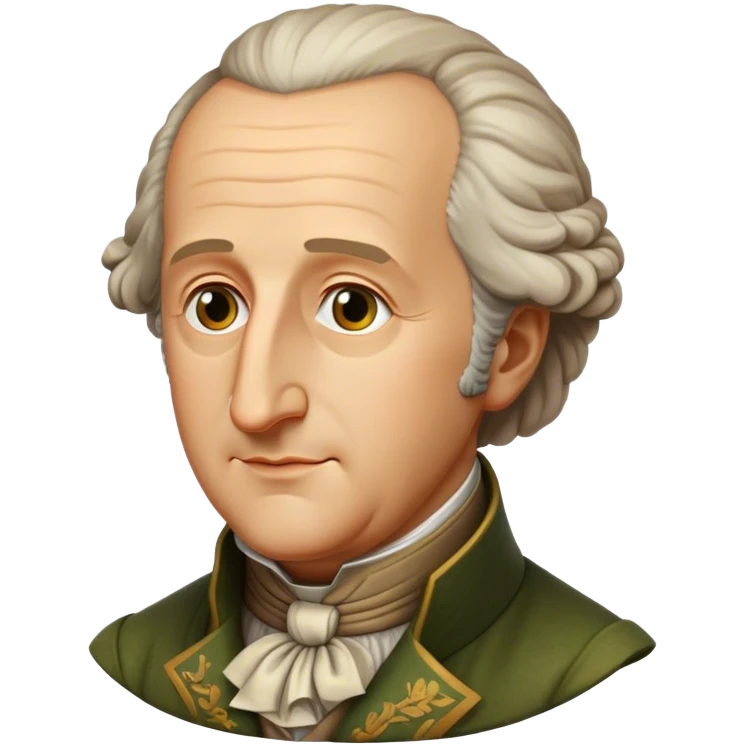 Cinematic Realistic Johann Wolfgang von Goethe Portrait Emoji, depicted as an intellectual literary giant with a thoughtful gaze and refined attire, rendered with detailed textures and warm classical lighting that captures his enduring literary influence. emoji
