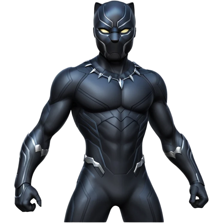 Black panther superhero  emoji