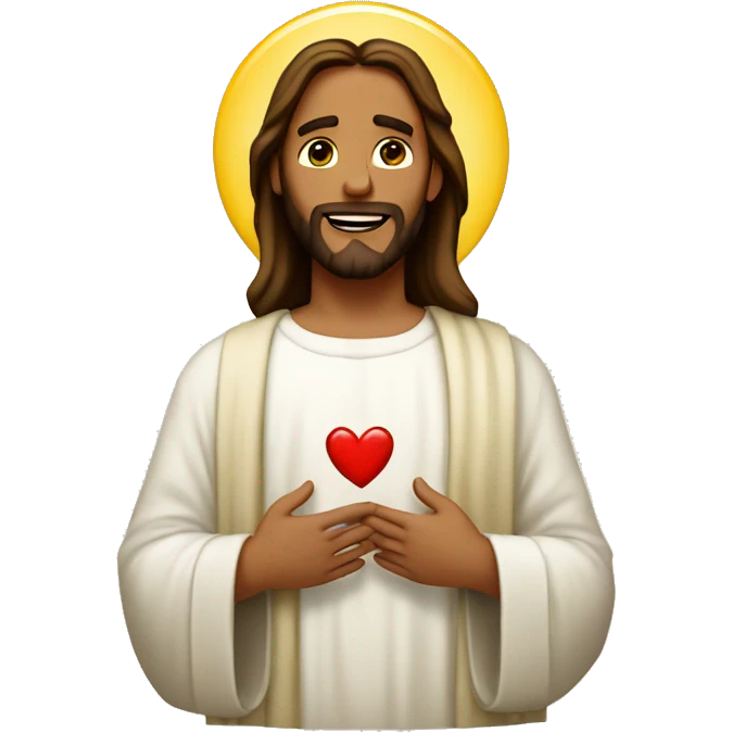Jesus give you a heart emoji