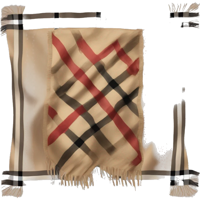 Burberry scarf emoji