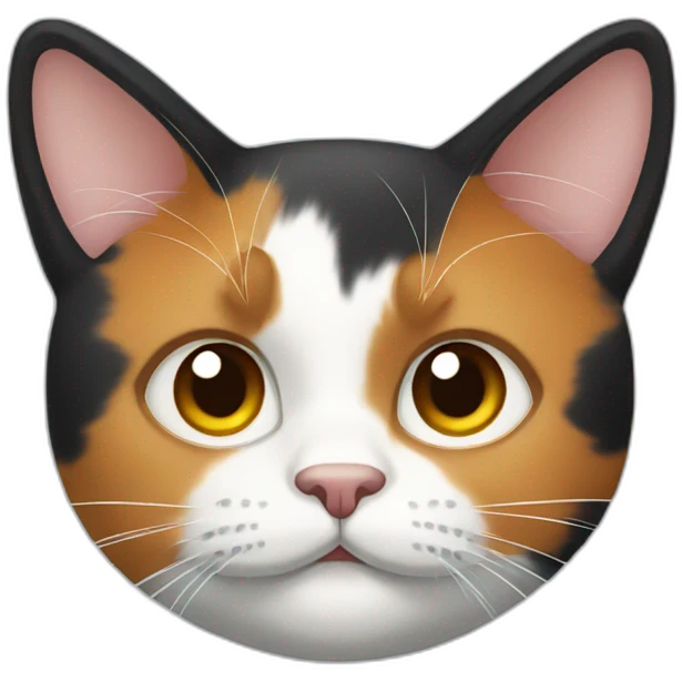 Calico cat emoji