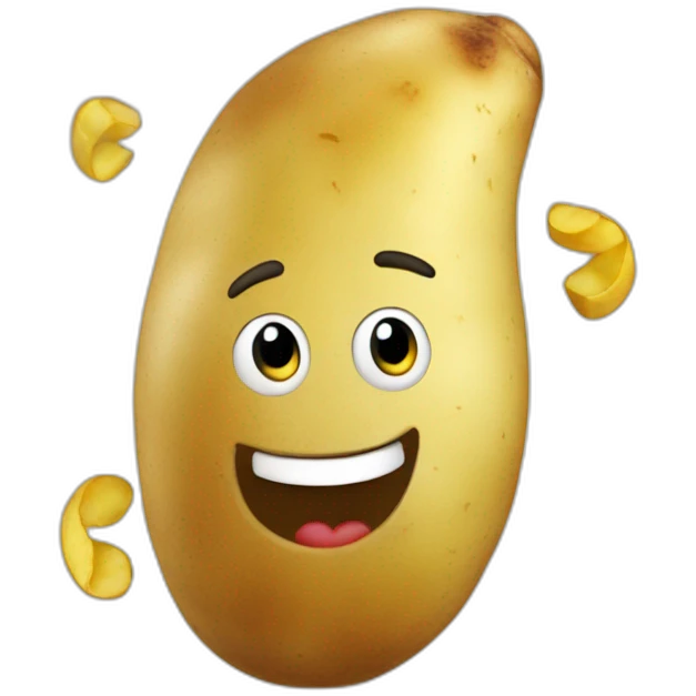 Potato twister emoji