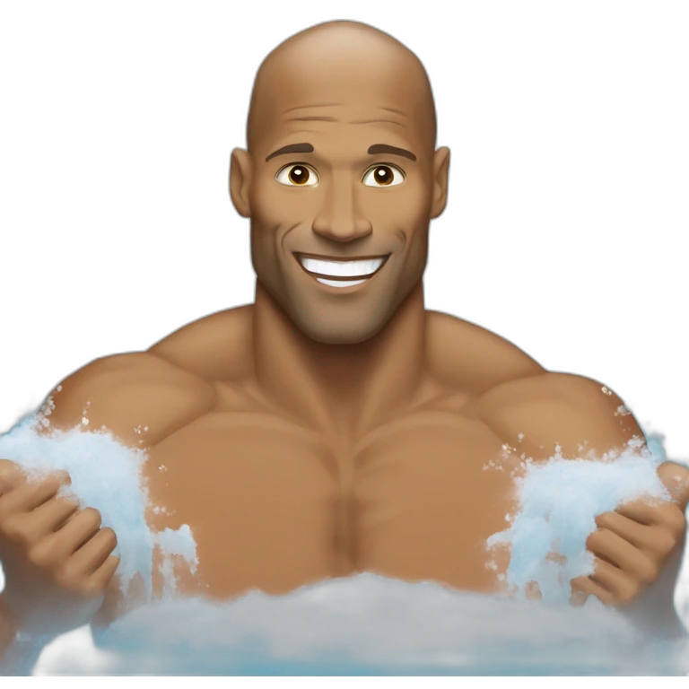 david goggins in ice bath emoji