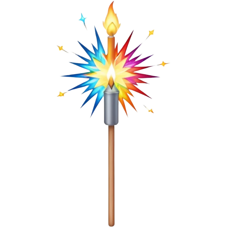 sparkler on a stick emoji