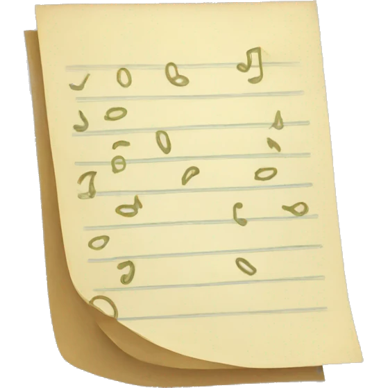 notes emoji