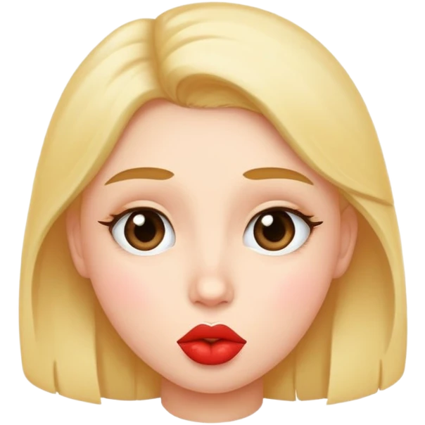 Kissy face emoji