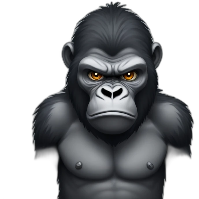 Angry gorilla  emoji