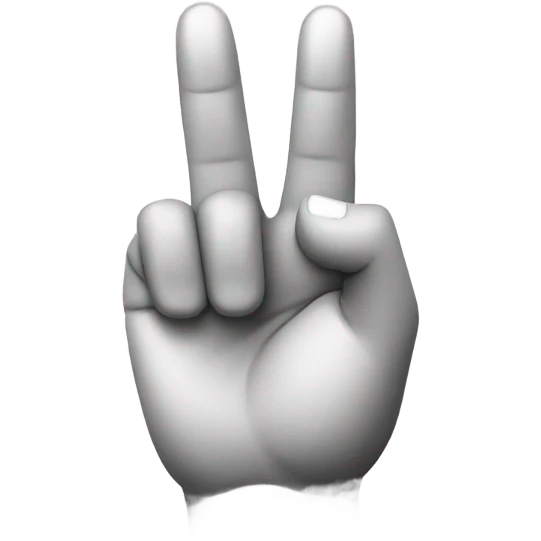 A Hand with 3 fingers fully open and the little finger 1/2 open and the thumb fully open emoji