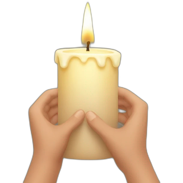 holding candle emoji
