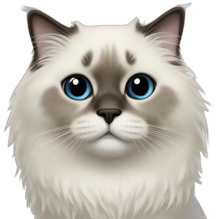 Ragdoll sealpoint emoji