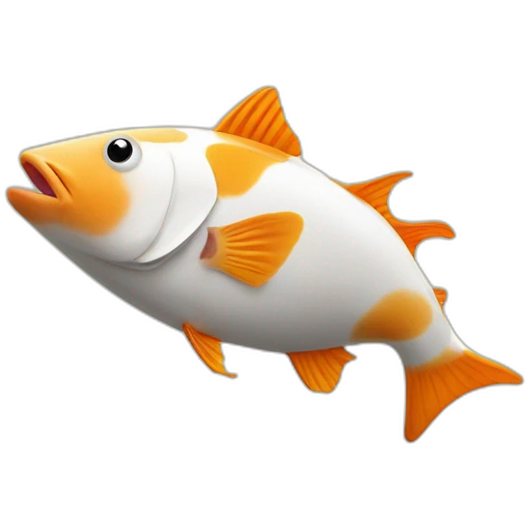 Poisson sur vache emoji