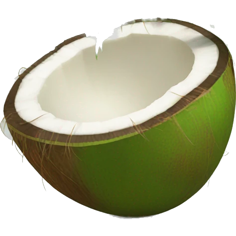 green coconut emoji