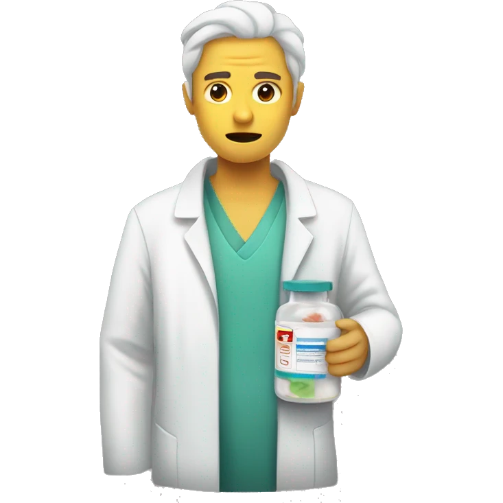 Mortr with medicine emoji
