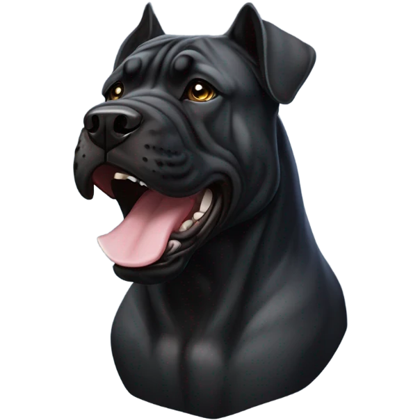 Black presa canario  emoji